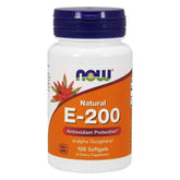 NOW Foods - Vitamin E-200, Natural - 100 softgels